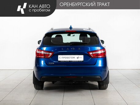 2021 Lada (ВАЗ) Vesta SW I, синий, 1087000 рублей, вид 4