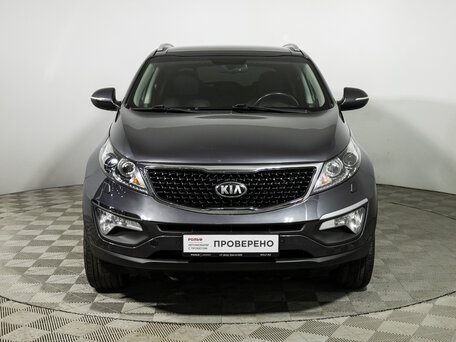 2015 Kia Sportage III Рестайлинг, серый, 1499777 рублей, вид 2