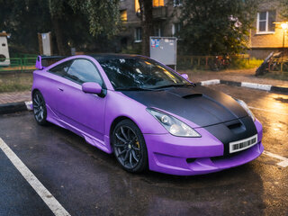1999 Toyota Celica VII (T230), фиолетовый, 1200000 рублей, вид 2
