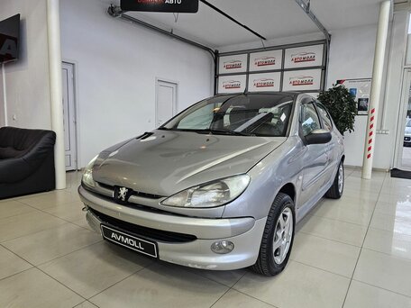 2002 Peugeot 206, серый, 349000 рублей, вид 2