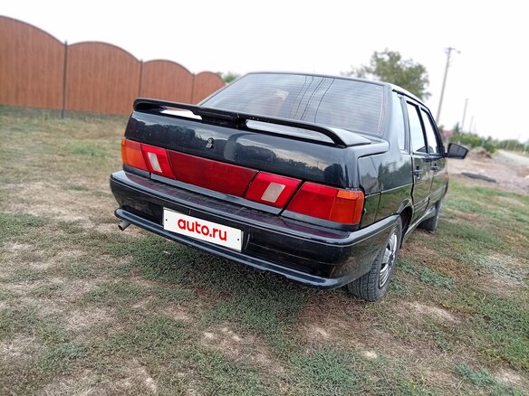 2008 Lada (ВАЗ) 2115, чёрный, 190000 рублей - вид 5