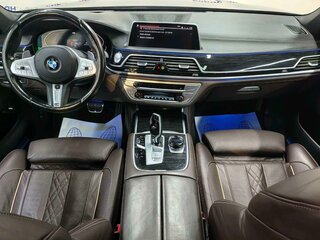 2021 BMW 7 серии 730d xDrive VI (G11/G12) Рестайлинг, синий, 6990000 рублей, вид 5