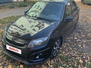 2014 Lada (ВАЗ) Granta I, чёрный, 400000 рублей, вид 1