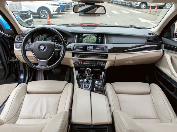 2016 BMW 5 серии 528i xDrive VI (F10/F11/F07) Рестайлинг, синий - вид 15