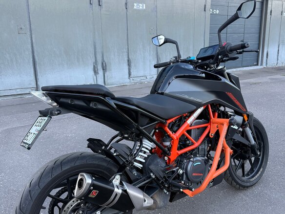 2023 KTM 390 Duke, чёрный, 520000 рублей - вид 4