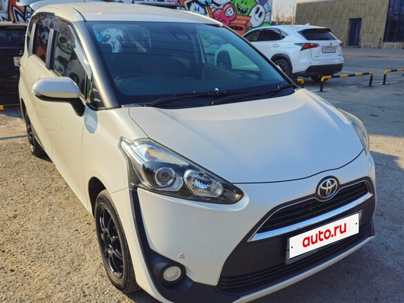 2016 Toyota Sienta II, белый, 1050000 рублей - вид 6