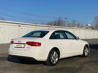 2013 Audi A4 IV (B8) Рестайлинг, белый, 1350000 рублей, вид 5