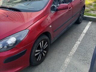 2006 Peugeot 307 I Рестайлинг, красный, 450000 рублей, вид 3