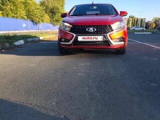2015 Lada (ВАЗ) Vesta I, красный, 690000 рублей, вид 1