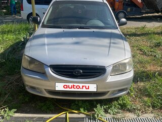 2003 Hyundai Accent II, серебристый, 220000 рублей, вид 3