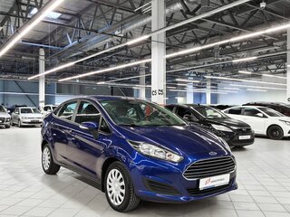 2016 Ford Fiesta Mk6 Рестайлинг, синий, 789000 рублей, вид 2