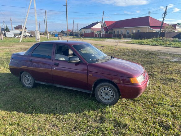 2005 Lada (ВАЗ) 2110, красный, 180000 рублей - вид 4