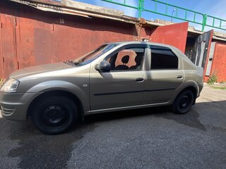 2011 Renault Logan I Рестайлинг, бежевый, 500000 рублей, вид 3