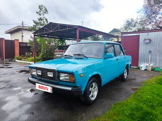 2002 Lada (ВАЗ) 2107, синий, 140000 рублей, вид 1