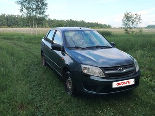 2016 Lada (ВАЗ) Granta I, серый, 350000 рублей, вид 2