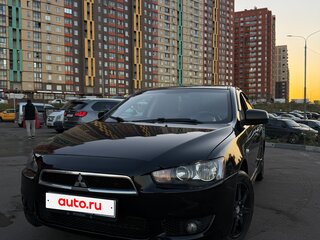 2010 Mitsubishi Lancer X, чёрный, 650000 рублей, вид 2