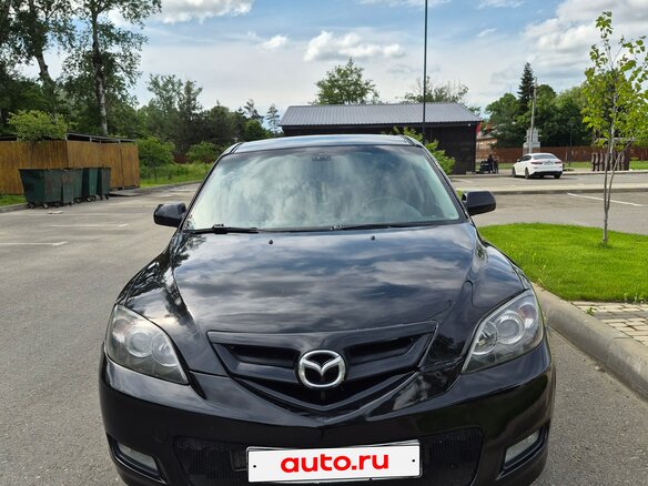 2007 Mazda 3 I (BK) Рестайлинг, чёрный - вид 1