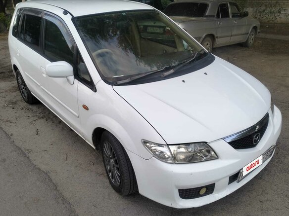 2002 Mazda Premacy I (CP), белый - вид 2