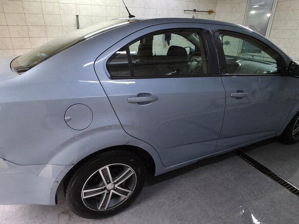 2012 Chevrolet Aveo II, голубой, 599999 рублей - вид 3