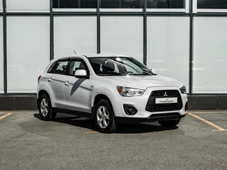 2014 Mitsubishi ASX I Рестайлинг, белый, 1070000 рублей, вид 5
