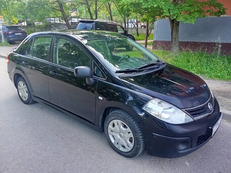 2011 Nissan Tiida I Рестайлинг, чёрный, 550000 рублей, вид 4