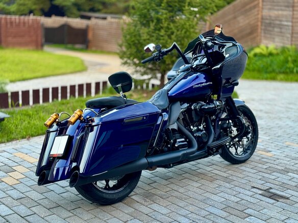 2019 Harley-Davidson Road Glide Special, синий, 3800000 рублей - вид 3