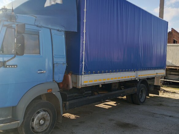 2010 КамАЗ 4308, голубой, 1350000 рублей - вид 1