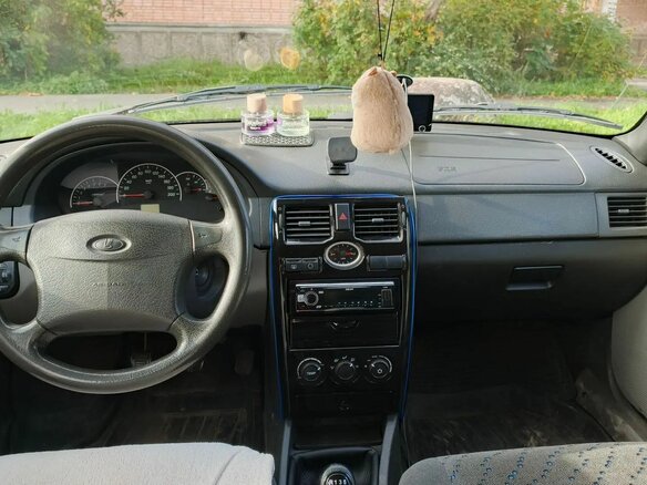 2008 Lada (ВАЗ) Priora I, чёрный, 320000 рублей - вид 8
