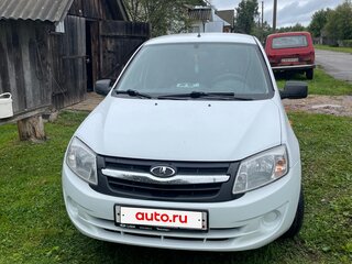 2013 Lada (ВАЗ) Granta I, белый, 430000 рублей, вид 1