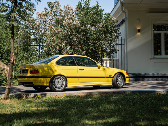 1995 BMW M3 II (E36), жёлтый - вид 5