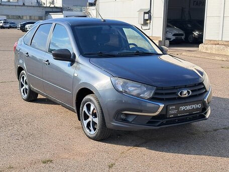 2019 Lada (ВАЗ) Granta I Рестайлинг, серый, 330000 рублей, вид 3