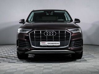 2021 Audi Q7 45 TDI II (4M) Рестайлинг, коричневый, 6795000 рублей, вид 2