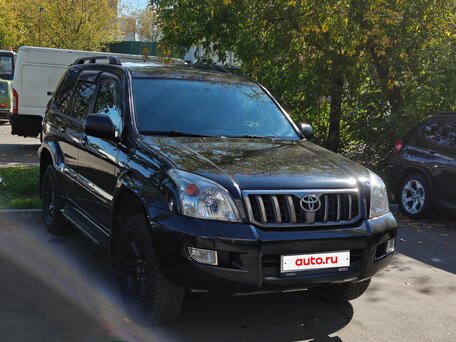 2008 Toyota Land Cruiser Prado 5-speed 120 Series Рестайлинг, чёрный, 1450000 рублей, вид 5