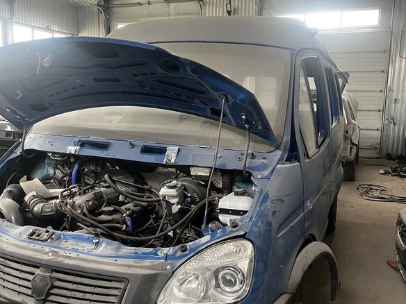 2009 ГАЗ ГАЗель (3221), синий, 350000 рублей - вид 5