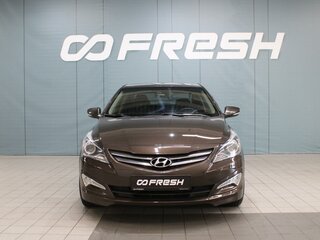 2016 Hyundai Solaris I Рестайлинг, коричневый, 1169000 рублей, вид 3
