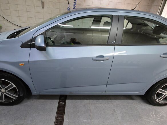 2012 Chevrolet Aveo II, голубой, 599999 рублей - вид 6