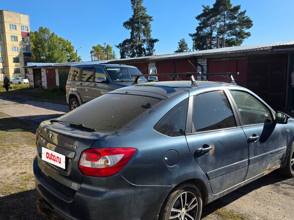 2014 Lada (ВАЗ) Granta I, серый, 350000 рублей - вид 3