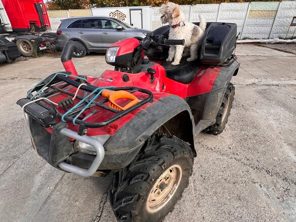 2008 Honda TRX 500 (Foreman), красный - вид 12