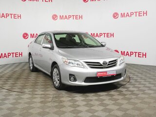 2013 Toyota Corolla X (E140, E150) Рестайлинг, серебристый, 1119000 рублей, вид 3