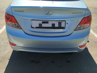 2013 Hyundai Solaris I, голубой, 680000 рублей, вид 4
