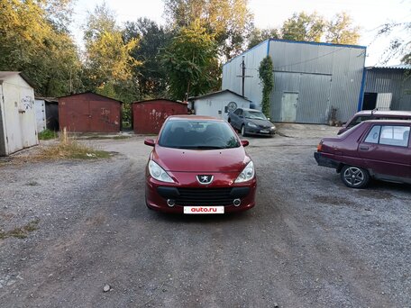 2006 Peugeot 307 I Рестайлинг, красный, 270000 рублей, вид 2