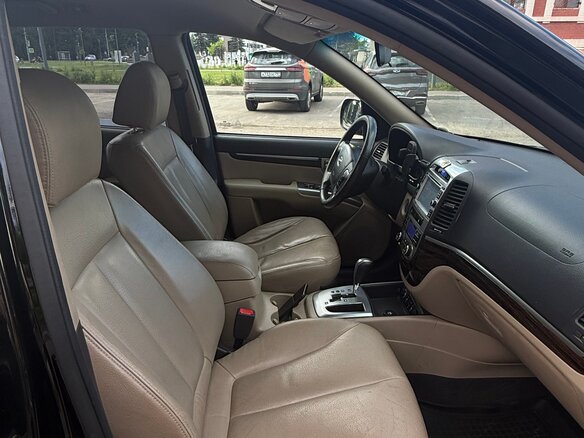 2011 Hyundai Santa Fe II Рестайлинг, чёрный, 1180000 рублей - вид 4