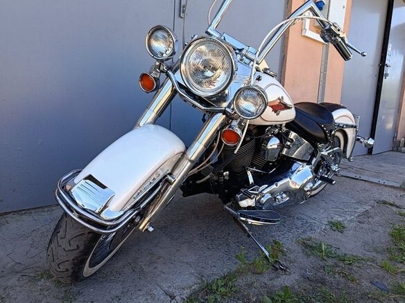 1995 Harley-Davidson Heritage, белый, 850000 рублей - вид 10