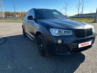 2014 BMW X3 20i xDrive II (F25), чёрный, 1950000 рублей, вид 3