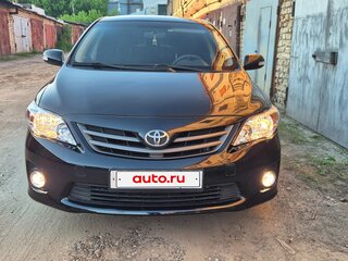2013 Toyota Corolla X (E140, E150) Рестайлинг, чёрный, 1450000 рублей, вид 1