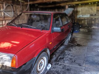 1992 Lada (ВАЗ) 2109, красный, 100000 рублей, вид 3