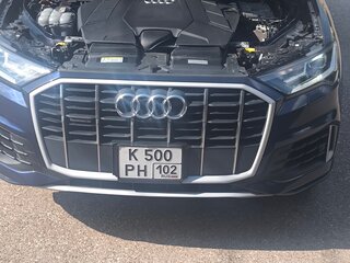 2021 Audi Q7 55 TFSI II (4M) Рестайлинг, синий, 8200000 рублей, вид 4