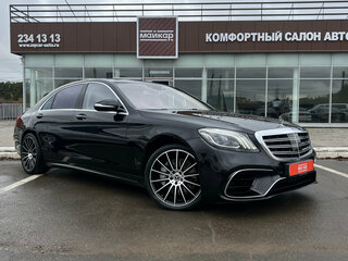 2014 Mercedes-Benz S-Класс 500 VI (W222, C217), чёрный, 2310000 рублей, вид 3