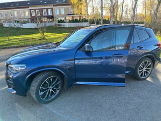 2019 BMW X3 30d xDrive III (G01), синий, 5080000 рублей, вид 4