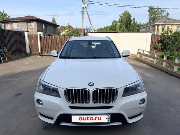 2012 BMW X3 20d xDrive II (F25), белый, 1695000 рублей - вид 1